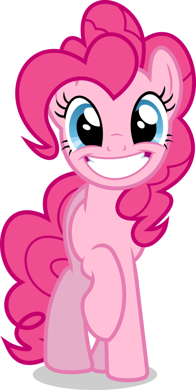 shadow and pinkie pie smile