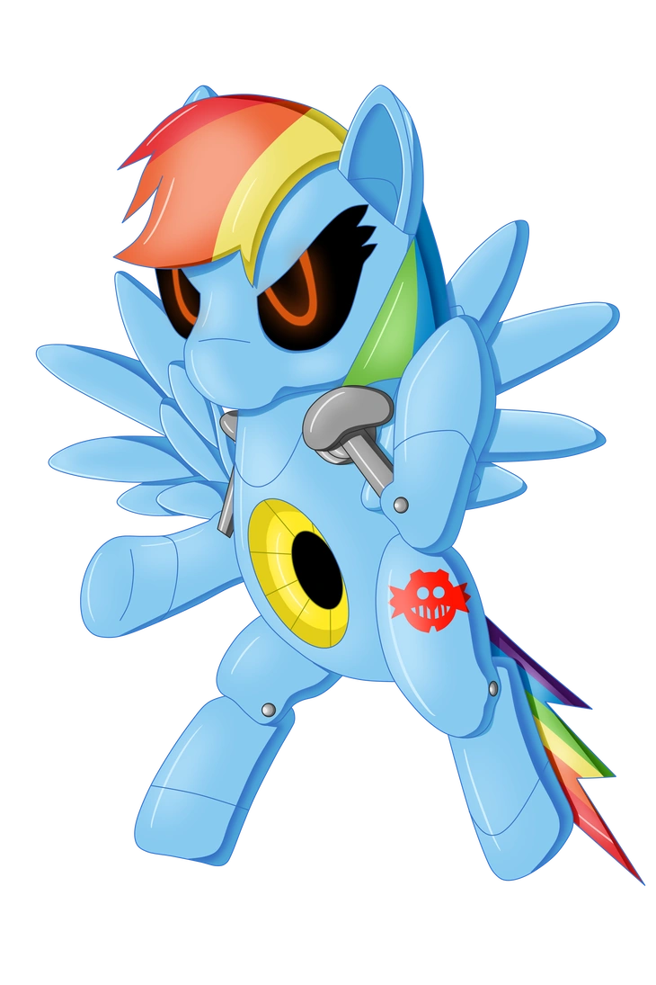rainbow dash robot