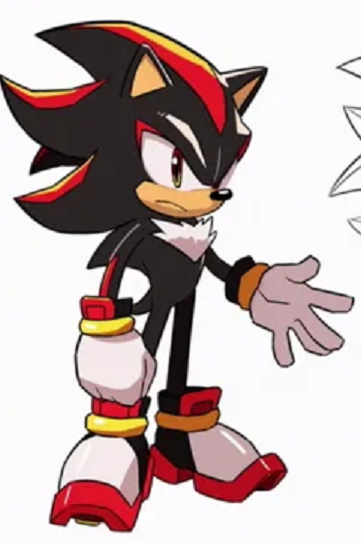 Shadow the hedgehog in idw style