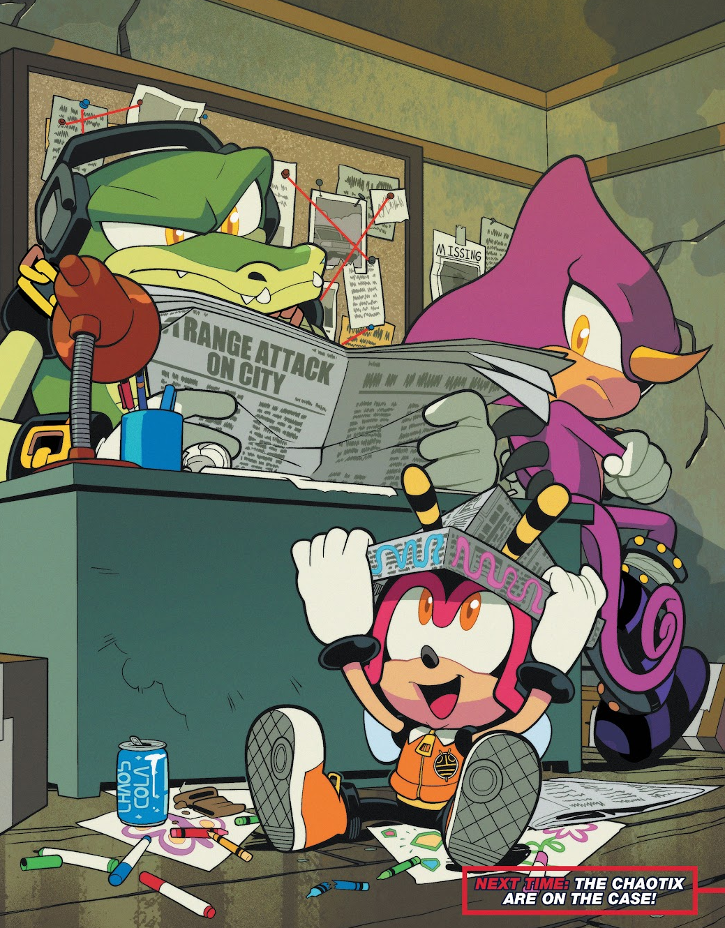 Chaotix Detective Agency Sonic the Hedgehog Art Print 