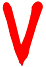 V logo