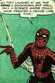  tests out his web-shooters.