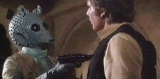 Greedo and Han Solo