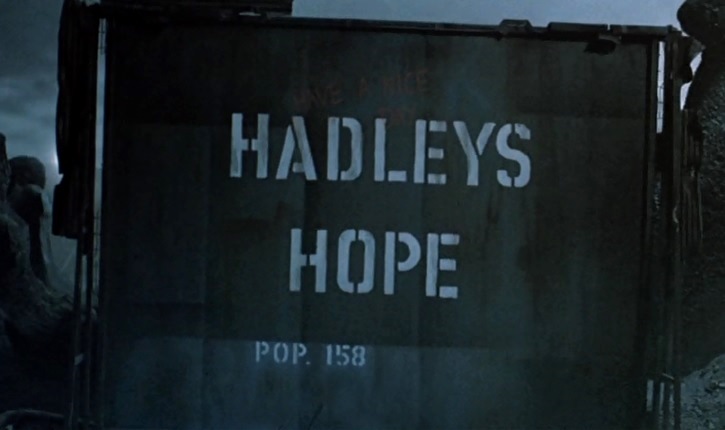 Aliens LV-426 Hadleys Hope Metal Sign 