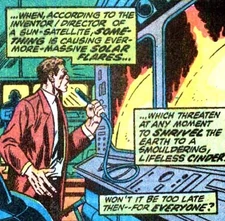 Solar flare generator