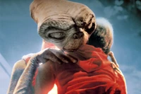 E.T. hugs Elliott
