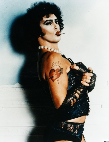 Frank N Furter from Berlin in black and red to match