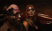 James and Gabi with masks