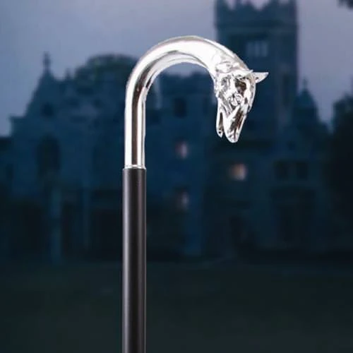 Barnabas' wolf's head cane Headhunter's Horror House Wiki Fandom