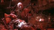 Dr. satan performing surgery on Jerry
