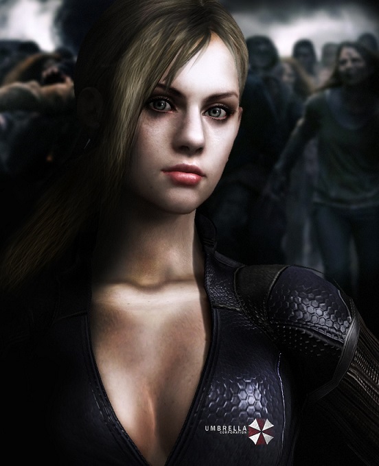 Inezh, the actress who played Jill - RESIDENCE of EVIL