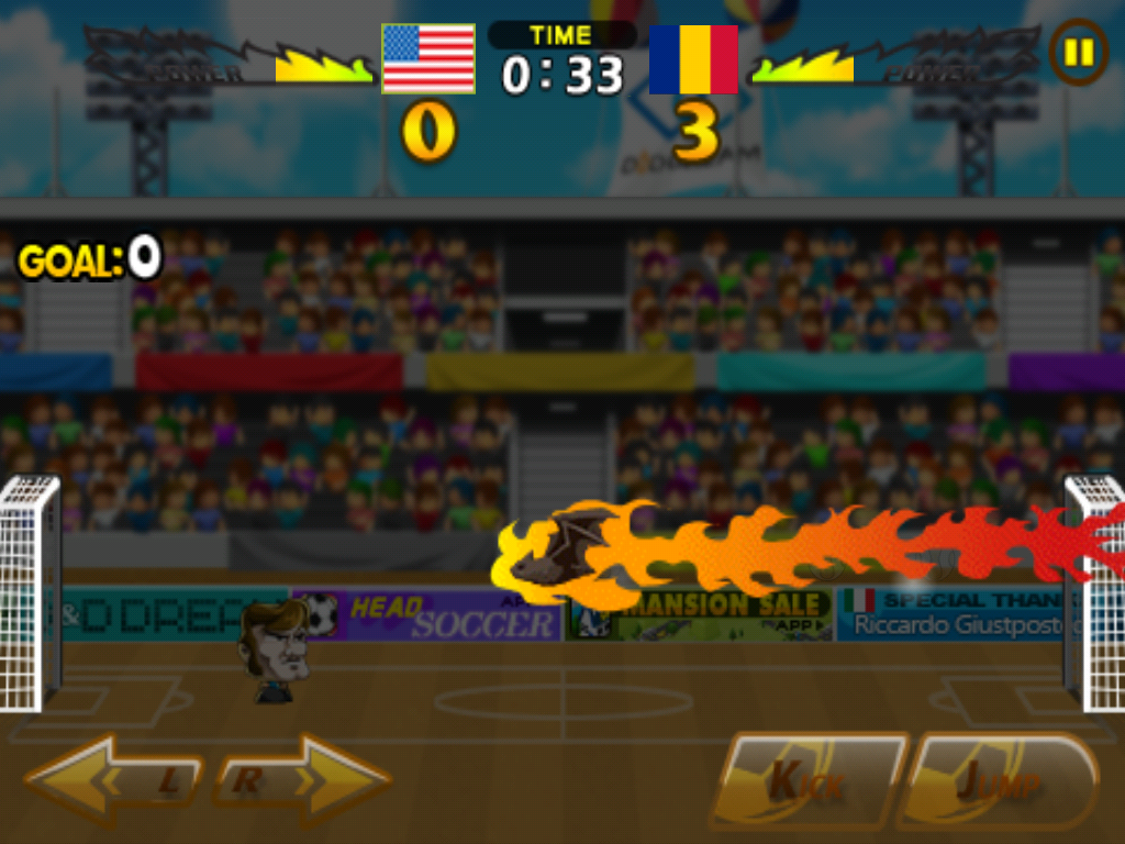 Head Soccer, Software