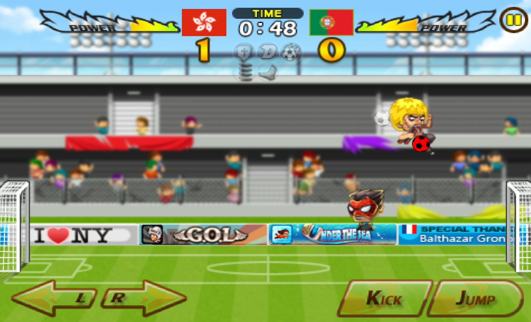 Head Soccer, Software