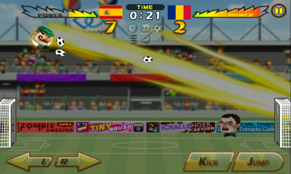 Head Soccer, Software