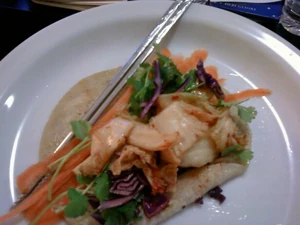 Kimchi taco