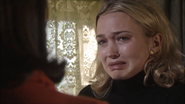 Tricia soon demands for answer from a tearful Heather