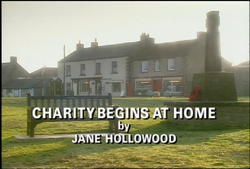 Charity Begins at Home title card