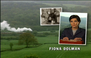 Fiona Dolman as Jackie Lambert in the 1998 Opening Titles