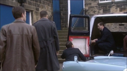 CID has started stripping the van as Mike and Alf bring in Paul