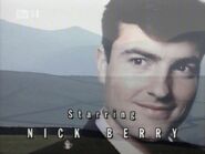 Nick Berry as PC Nick Rowan in the 1992 Opening Titles