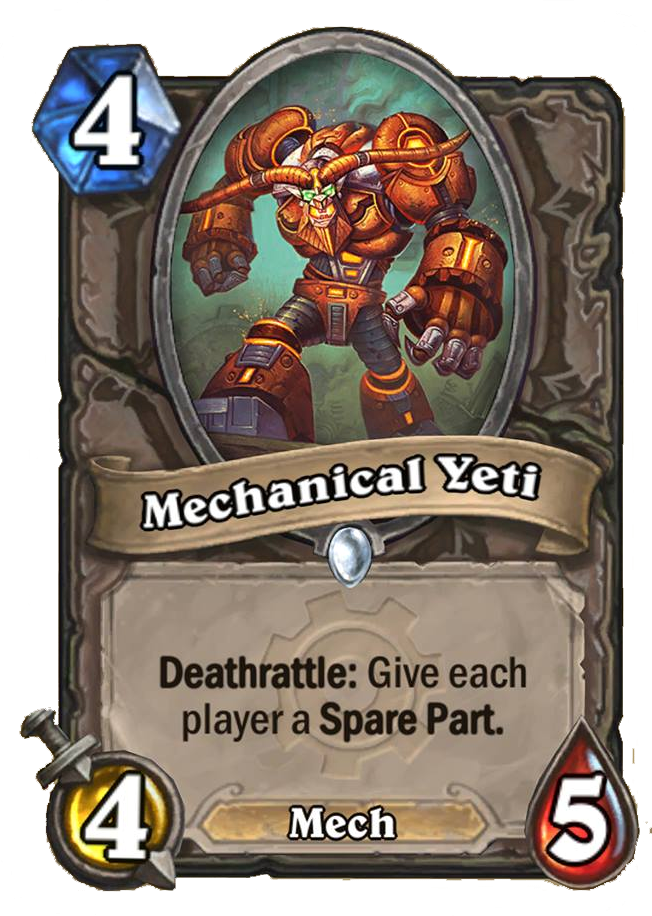 Mechanical Yeti Hearthstone Heroes of Warcraft Wiki Fandom