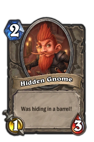 Hidden Gnome | Hearthstone: Heroes of Warcraft Wiki | Fandom