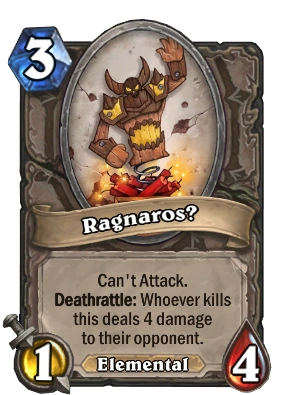 Ragnaros? | Hearthstone: Heroes of Warcraft Wiki | Fandom