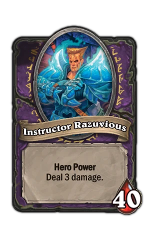 Instructor Razuvious (normal) | Hearthstone: Heroes of Warcraft Wiki ...