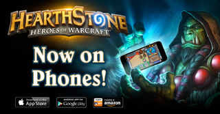 Hearthstone Now on Phones! promo