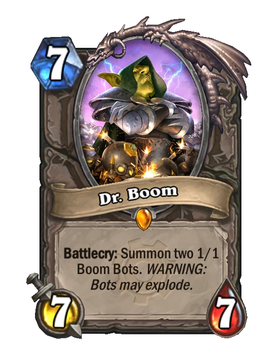Dr. Boom Hearthstone Wiki