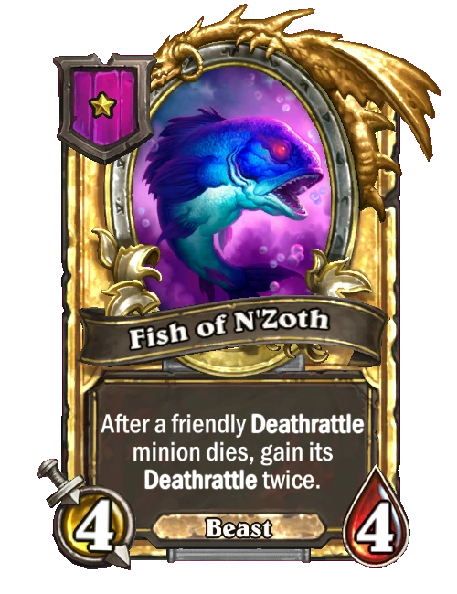 Fish of N'Zoth (golden) Hearthstone Wiki