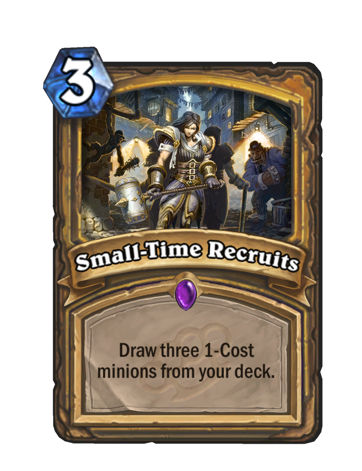 Small time. Уничтожает все карты за 1 маны. Hearthstone Paladin Recruit Card. Мелкая сошка. Заклинания паладина за 1 Ману.