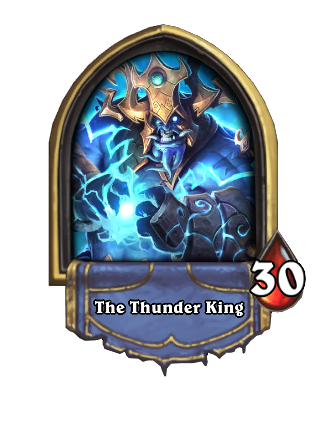 Гром карт. Властелин грома Хартстоун. Хартстоун шаман Thunder King. Гром Hearthstone. Властелин грома ХС арт.