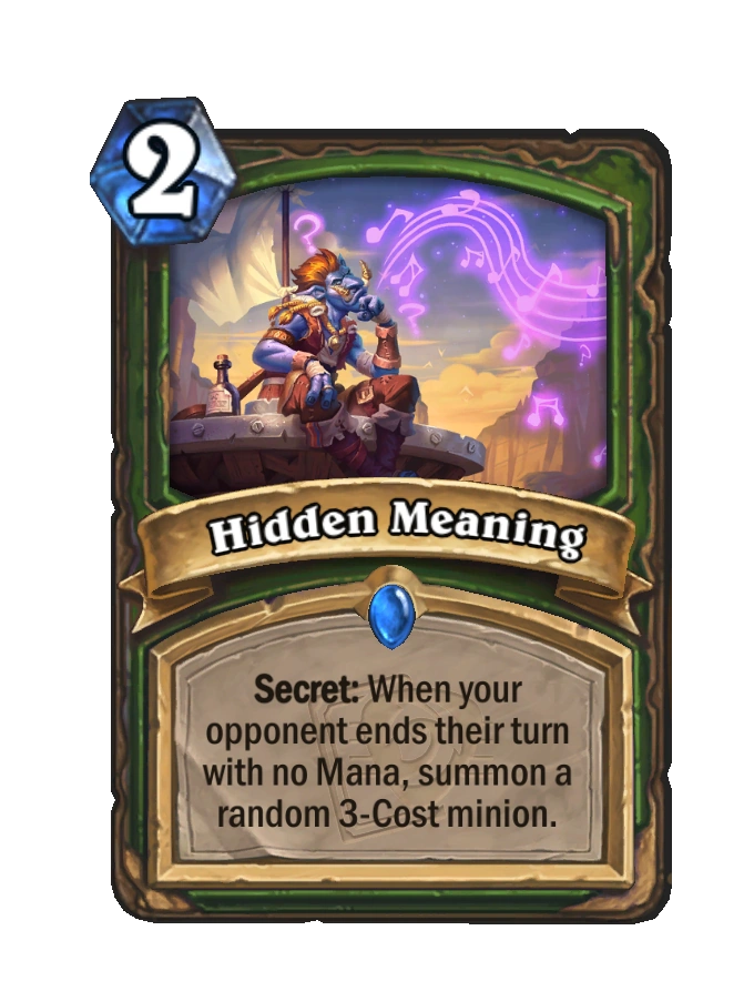 Hidden Meaning Hearthstone Wiki