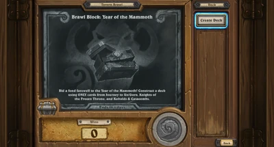 Brawl Block- Year of the Mammoth