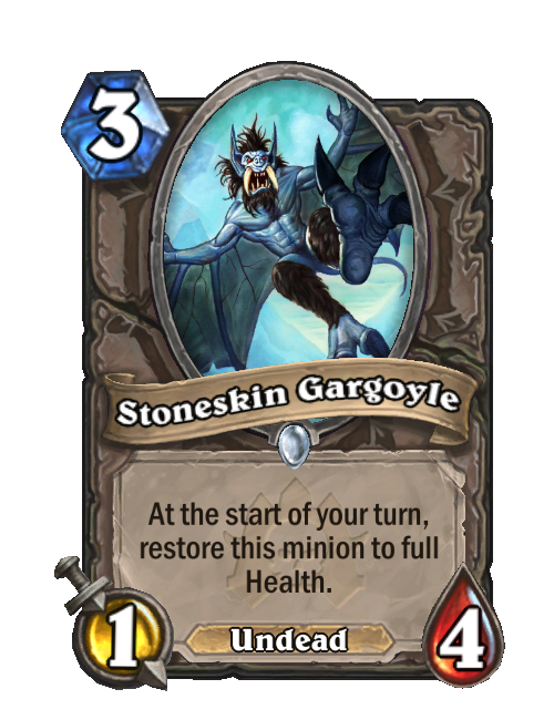 Stoneskin Gargoyle Hearthstone Wiki