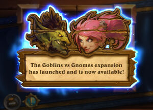 Goblins vs Gnomes - launch splash