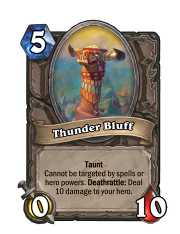 thunder bluff card back clipart