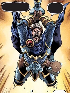 Uther of the Ebon Blade comic