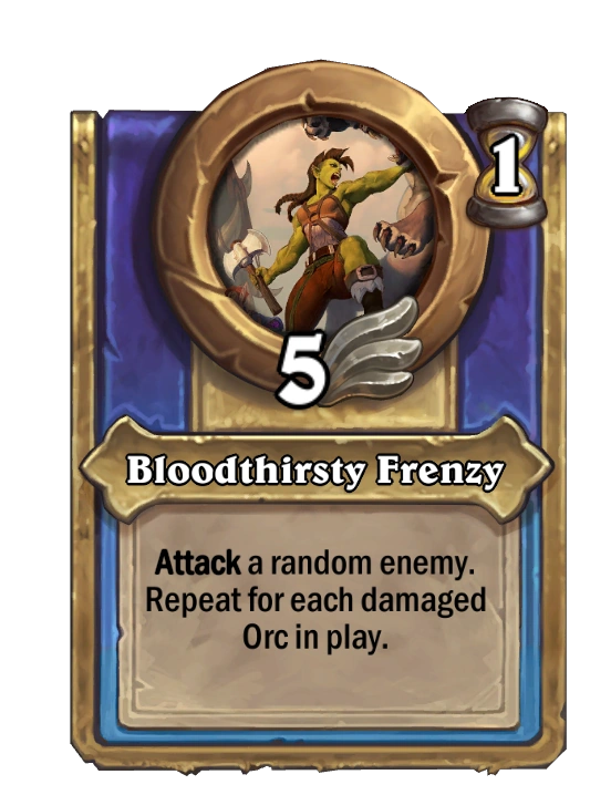 Mercenaries/Bloodthirsty Frenzy Hearthstone Wiki