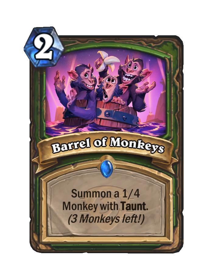 Barrel of Monkeys Hearthstone Wiki