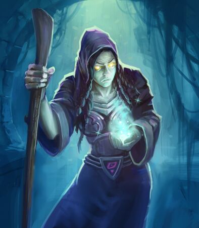 Witchy Lackey, full art