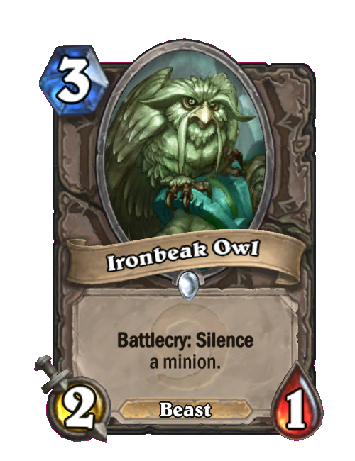 Ironbeak Owl - Hearthstone Wiki