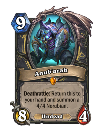 Anub arak Hearthstone Wiki