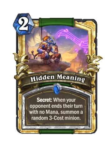 Hidden Meaning - Hearthstone Wiki