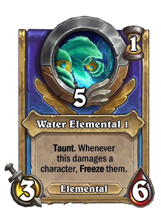 Mercenaries/Water Elemental 1 Hearthstone Wiki