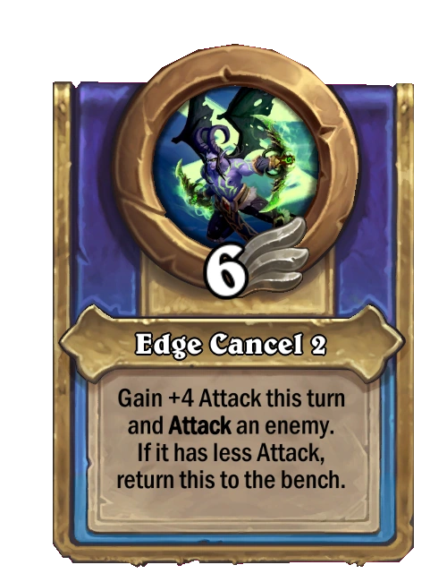 Mercenaries/Edge Cancel 2 Hearthstone Wiki
