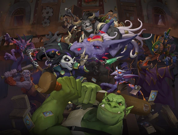 Kazakusan on Mean Streets of Gadgetzan key art (center)