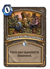 Opponent Disconnect(570)