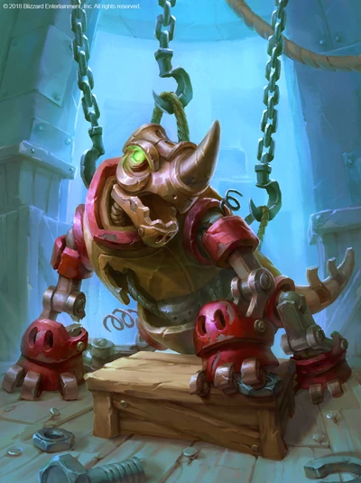 Damaged Stegotron, full art